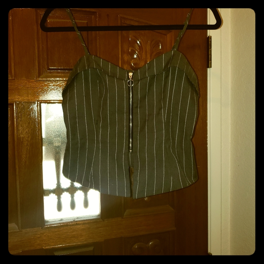 Zip up dress shirt